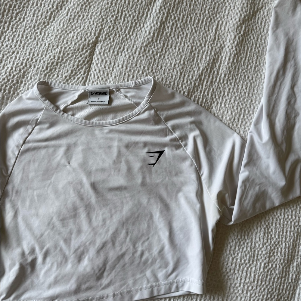 Gymshark White Athletic Top